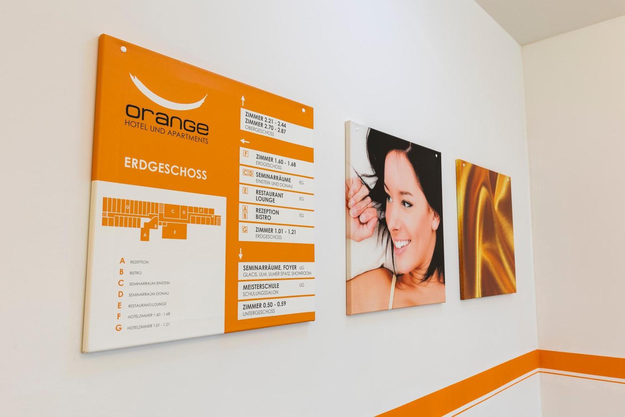 Orange Hotel Und Apartments Neu-Ulm Exterior photo